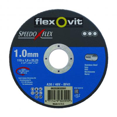 FLXVT speedoxflex doorslijpschijf inox vlak 41